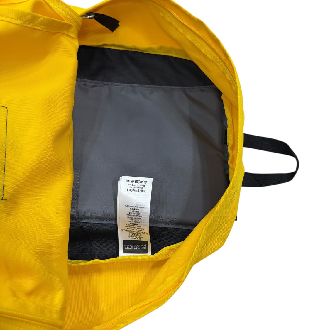 잔스포츠 빈티지 슈퍼브레이크 옐로우 노랑 백팩 가방 상품이미지4