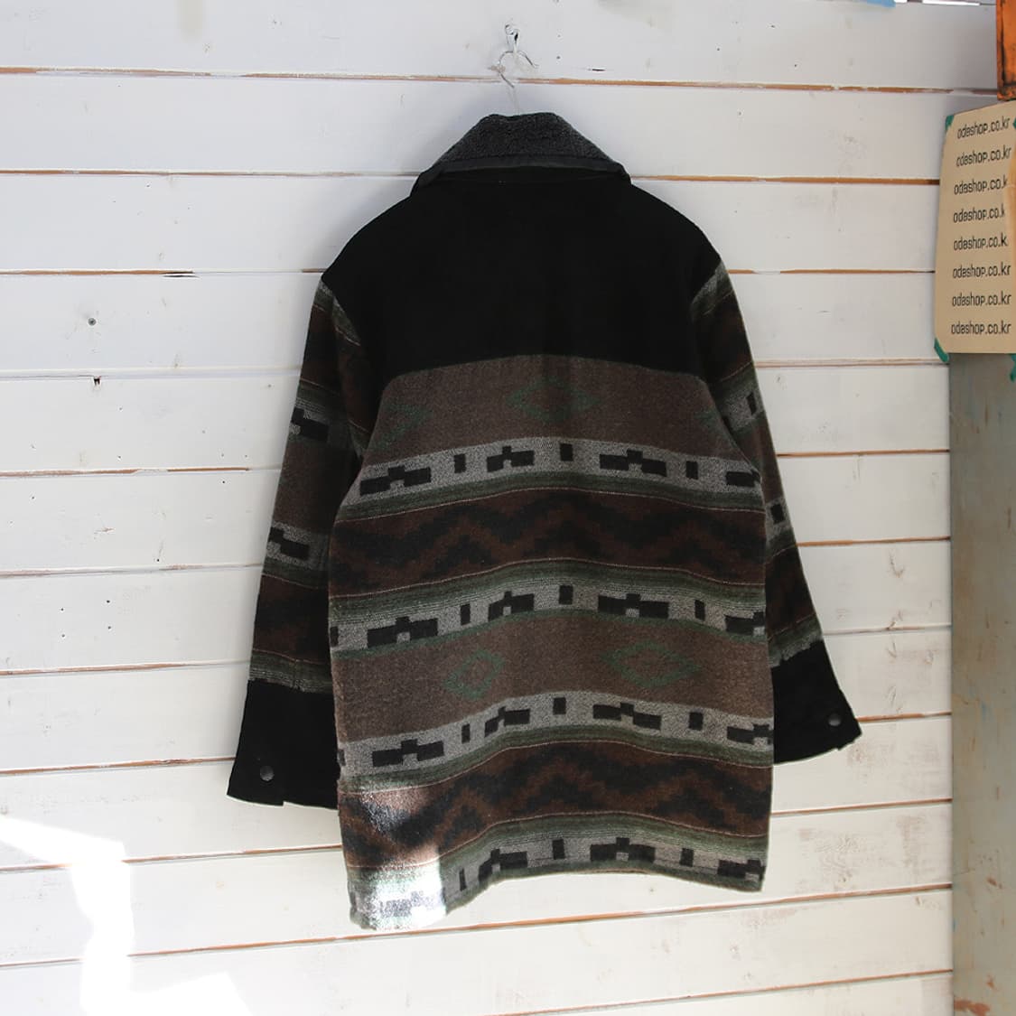 (착용컷) DARJE 스웨이드 패턴 자켓 (남성용 105) 상품이미지2