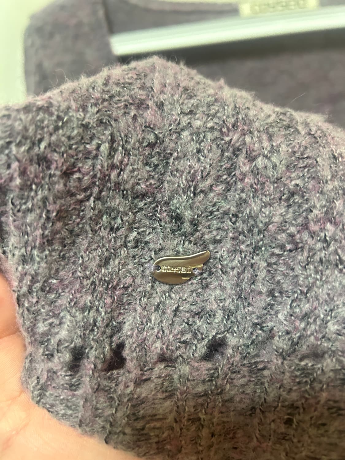 코이세이오 소프트 벨 니트 퍼플 coyseio soft bell knit 상품이미지6