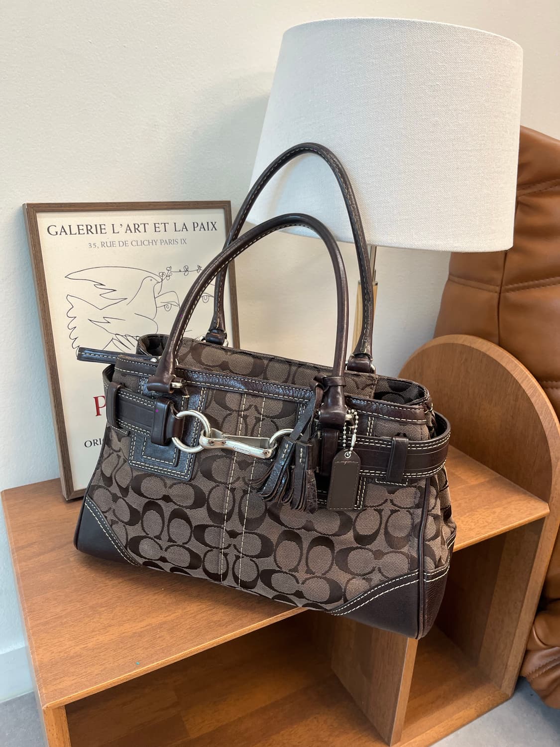 Coach Brown Square Bag 상품이미지1