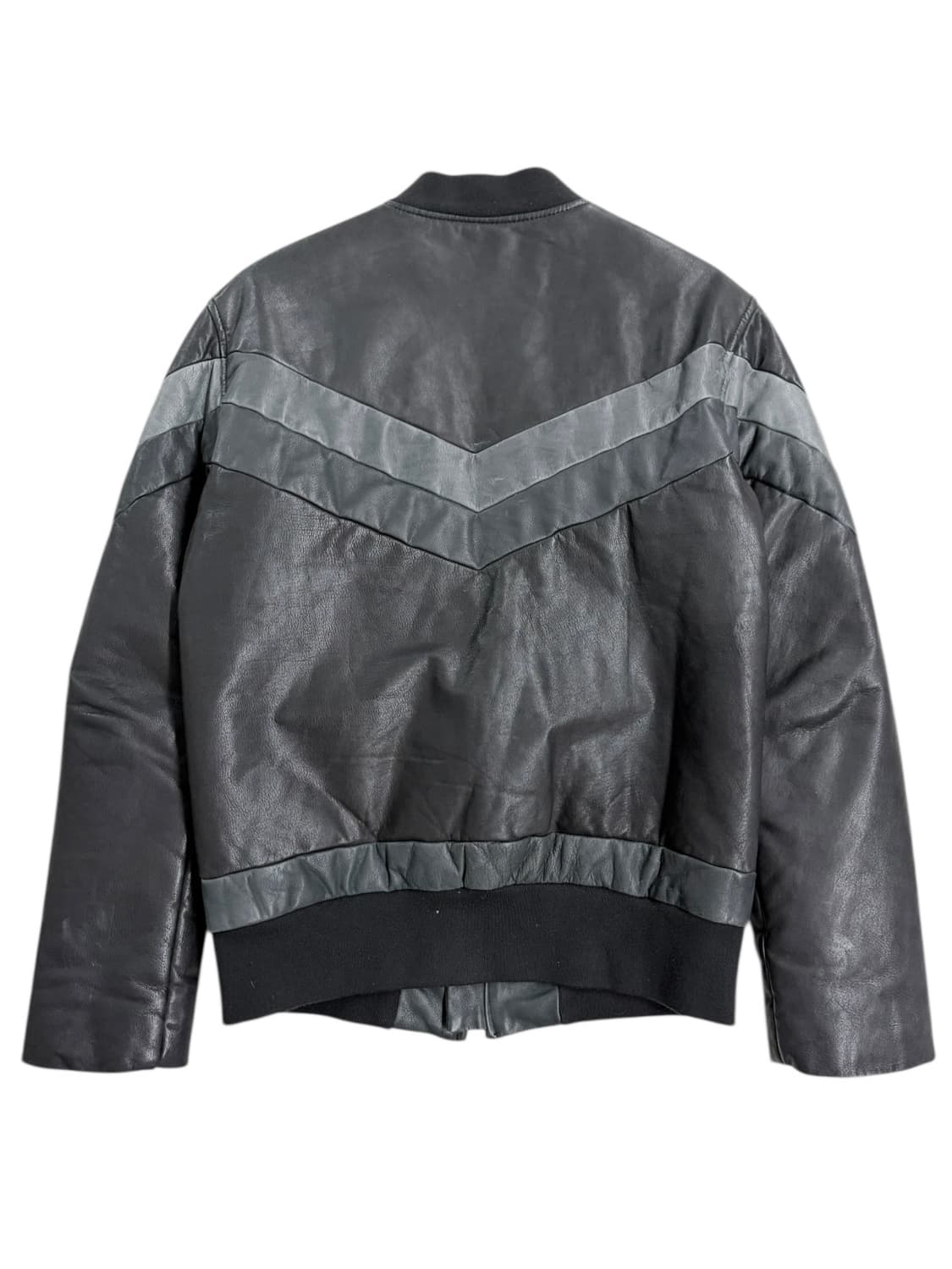 논네이티브 패널 카우 레더 자켓 상품이미지3