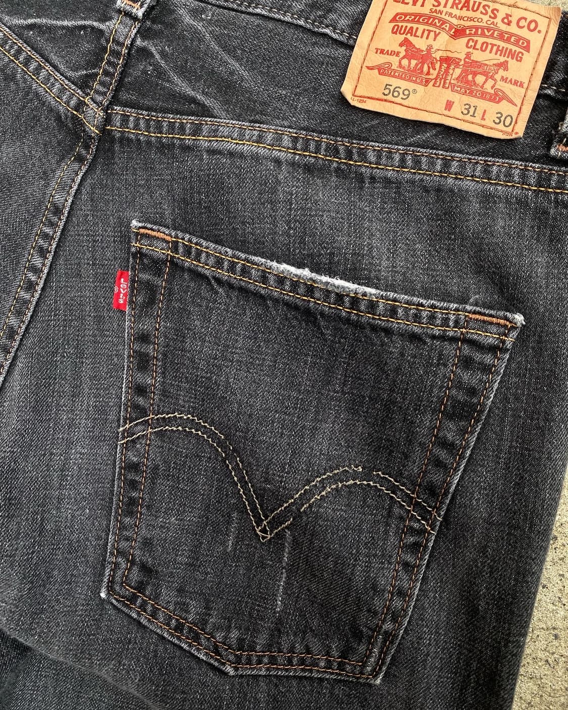 00s Levi's 569 루즈 스트레이트 진 상품이미지7