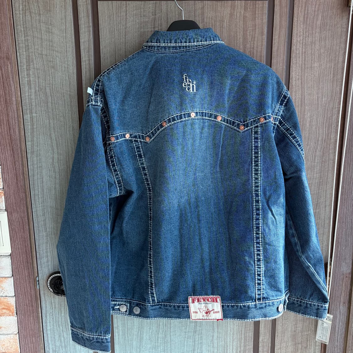 새상품(XL)트루릴리젼x페치 데님 자켓 인디고 상품이미지3