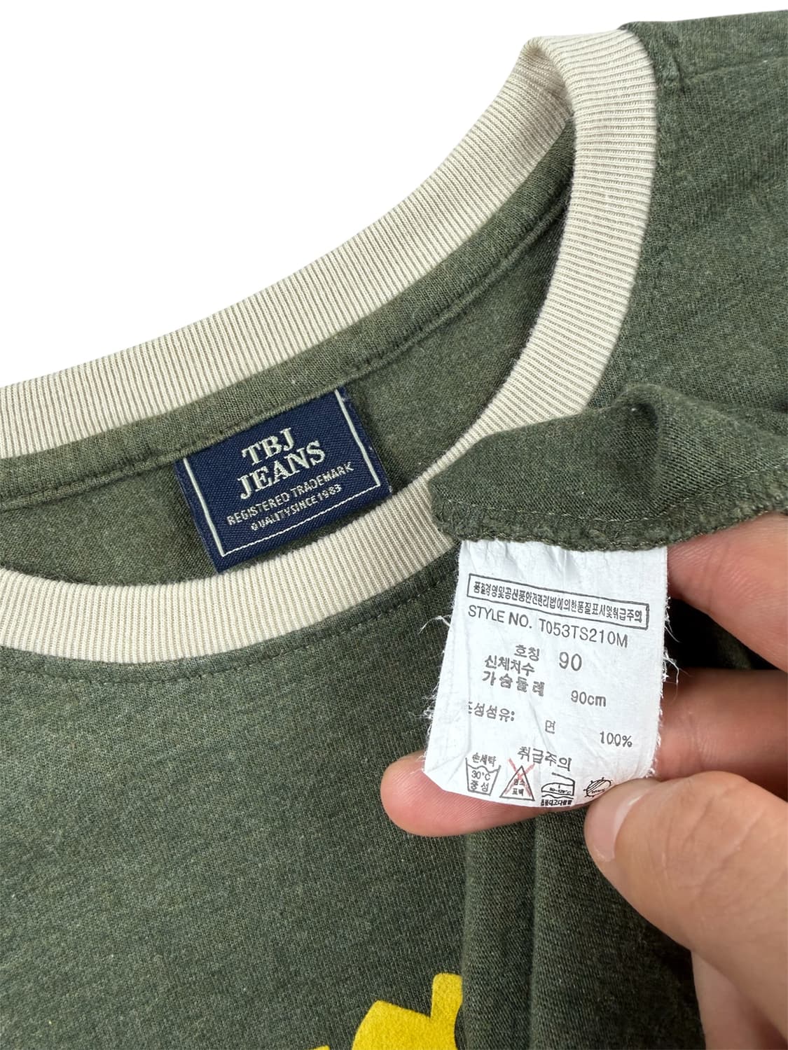 tbj jeans 링거 티셔츠 상품이미지4