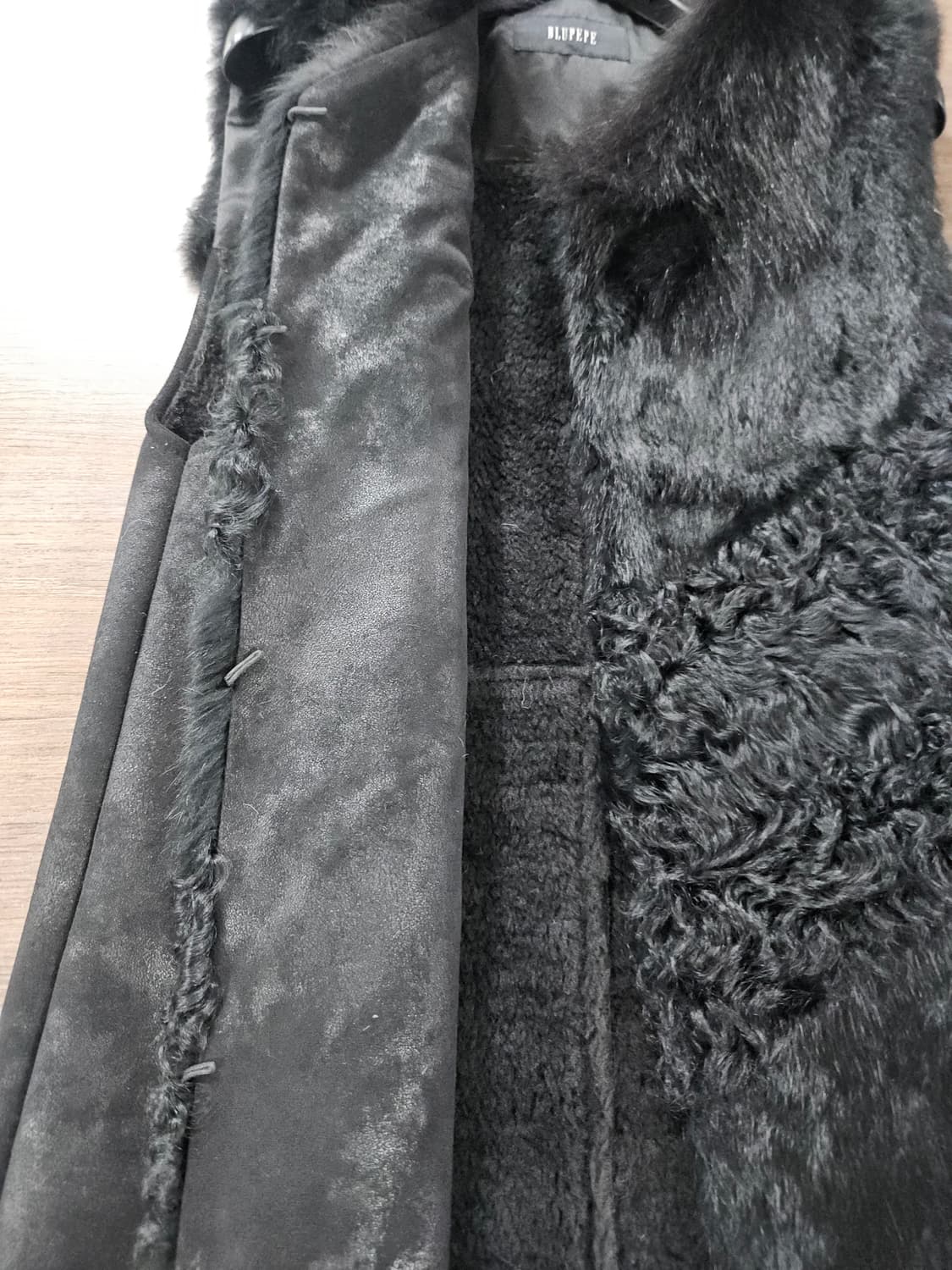 BLUPEPE 밍크퍼  가죽베스트 55 상품이미지7