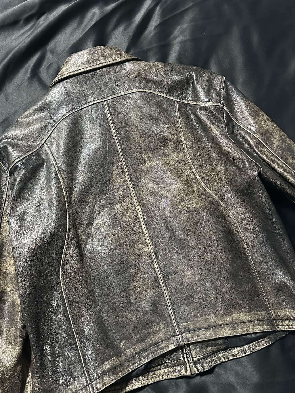 Addoff leather jacket 상품이미지3