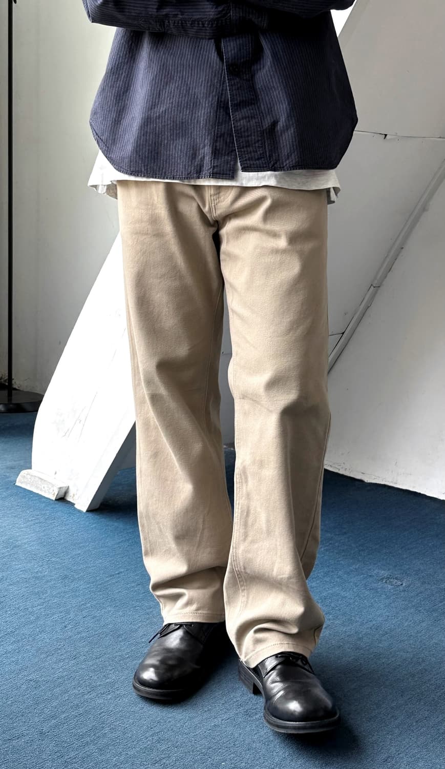 Cotton 5pkt wide straight pants 상품이미지5