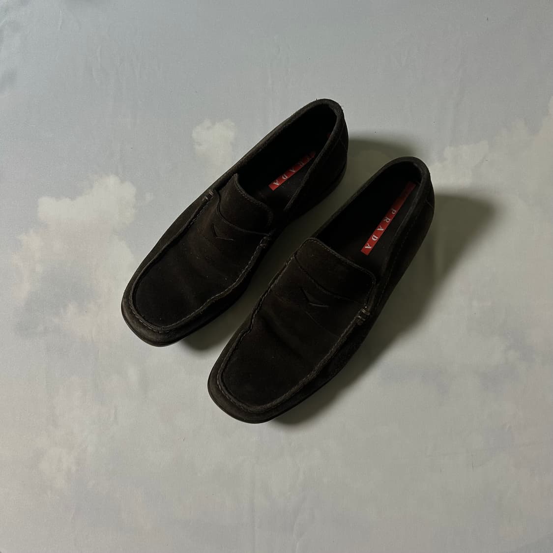 Prada sports suade slip on loafers 상품이미지1