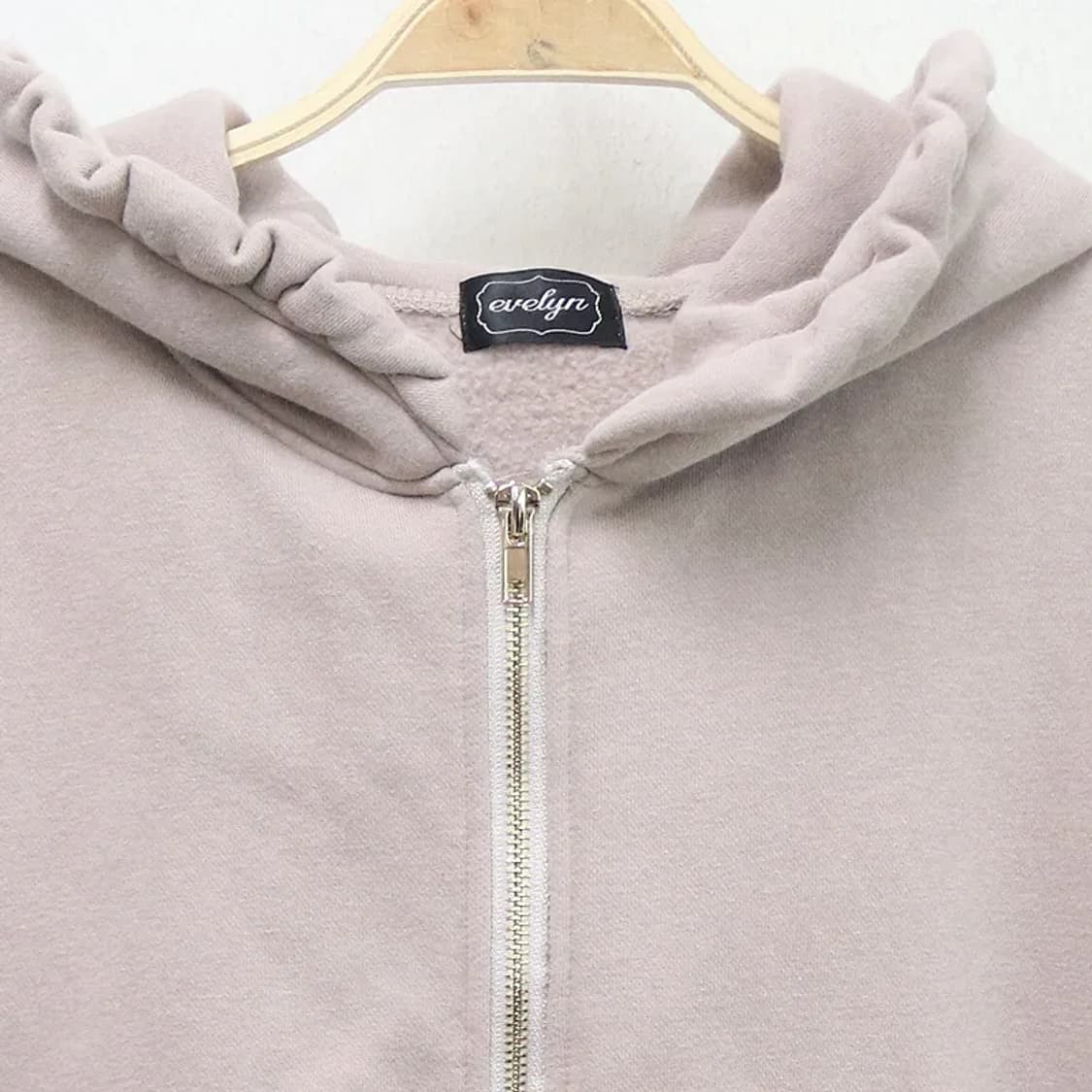 EVELYN 후드 프릴 트레이닝 치마 셋업 60688 상품이미지4