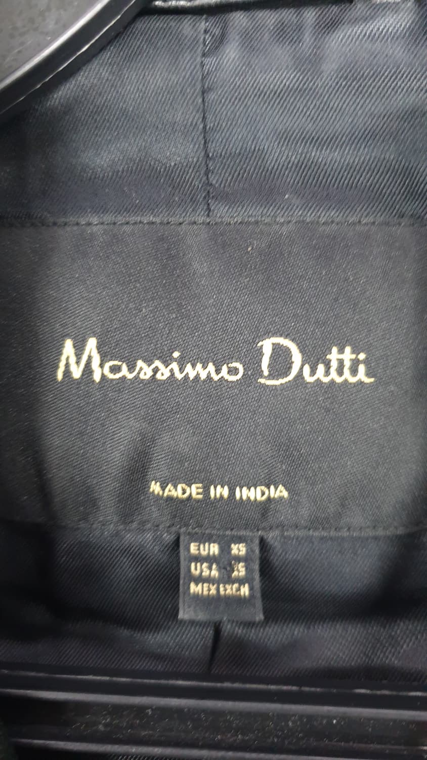 마시모두띠 블랙 가죽 라이더 자켓 상품이미지3