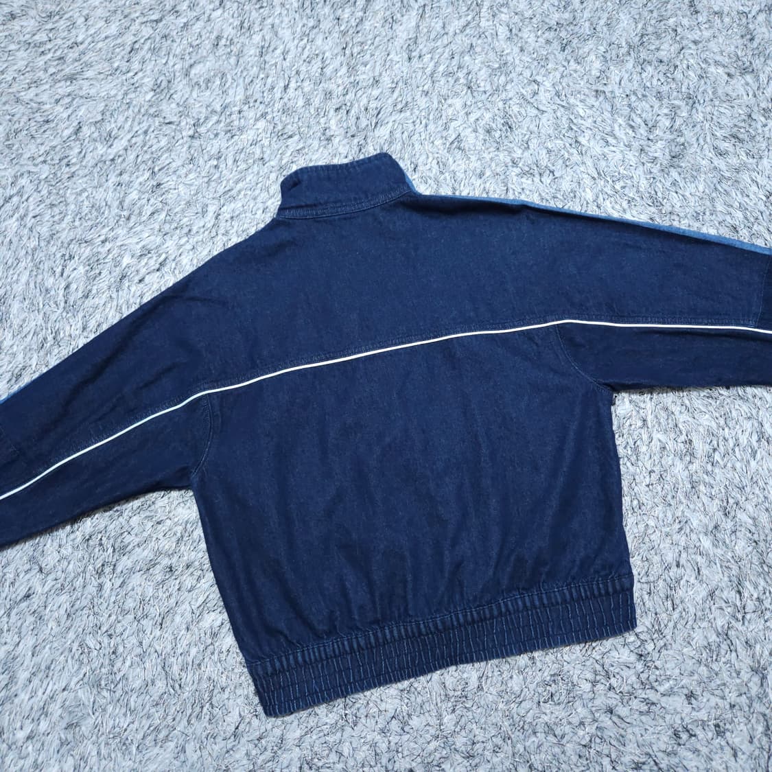 아디다스) XS 여자 데님 트랙탑자켓 / 왕눈이샵 상품이미지5