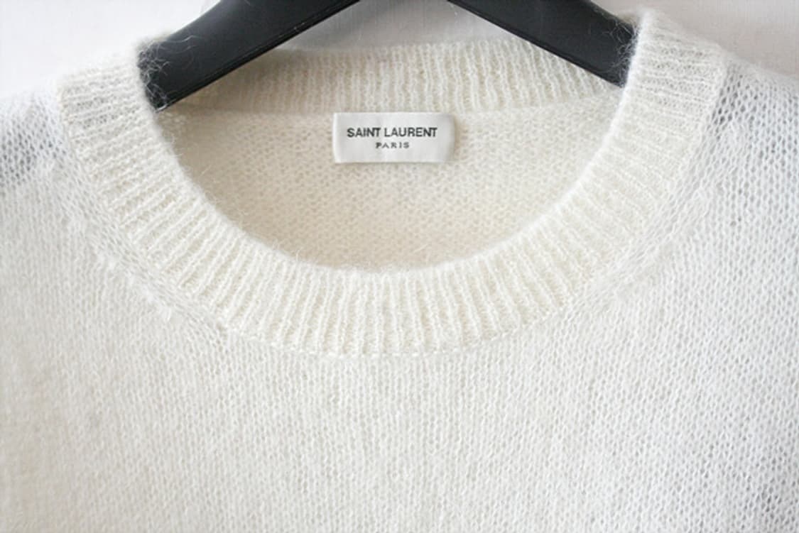 SAINT LAURENT 생로랑 모헤어 니트 스웨터 새제품 상품이미지3