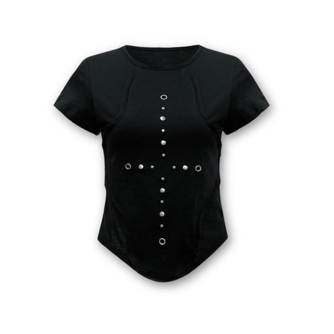 0104 patch cross T - shirt 상품이미지1