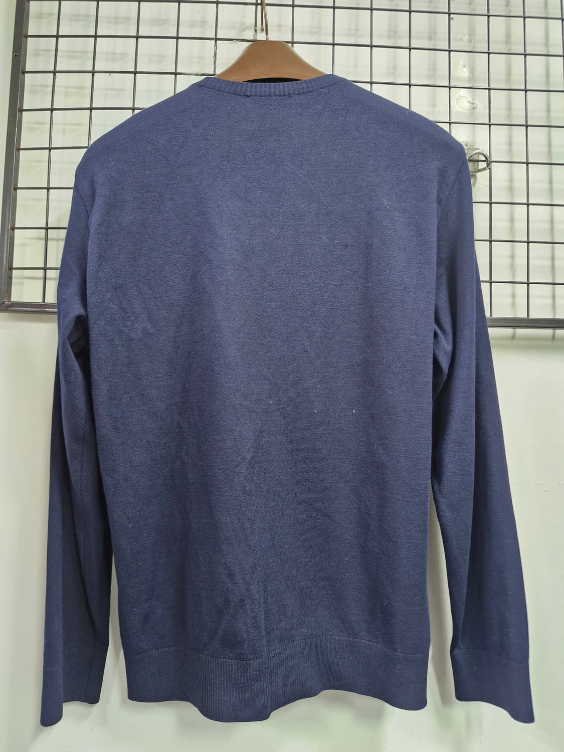 100L 캘러웨이 네이비 골프 패턴 니트. 상품이미지6