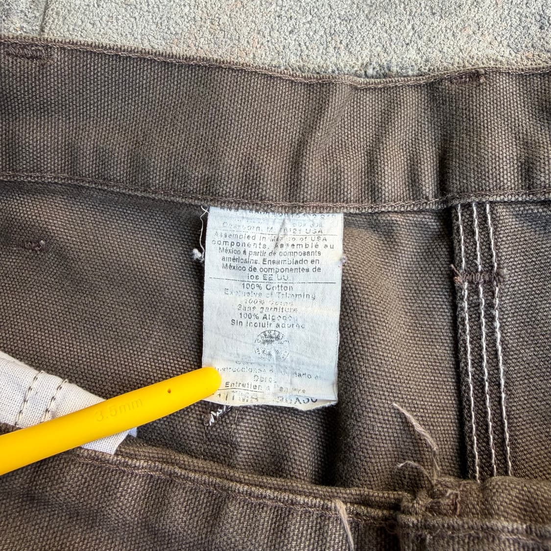 칼하트 B11 TMB 싱글니 카펜터 워크 팬츠 상품이미지9