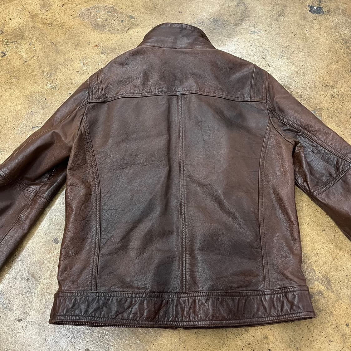 [정품/XL] 자라 브라운 가죽 자켓 b10 상품이미지4