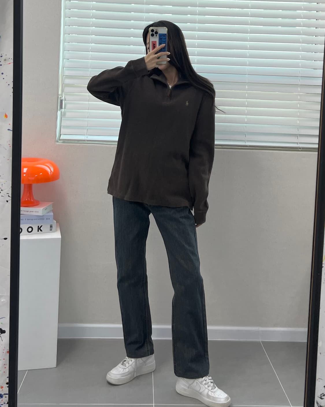 (S)폴로 반집업 스웨터-M1670 상품이미지6