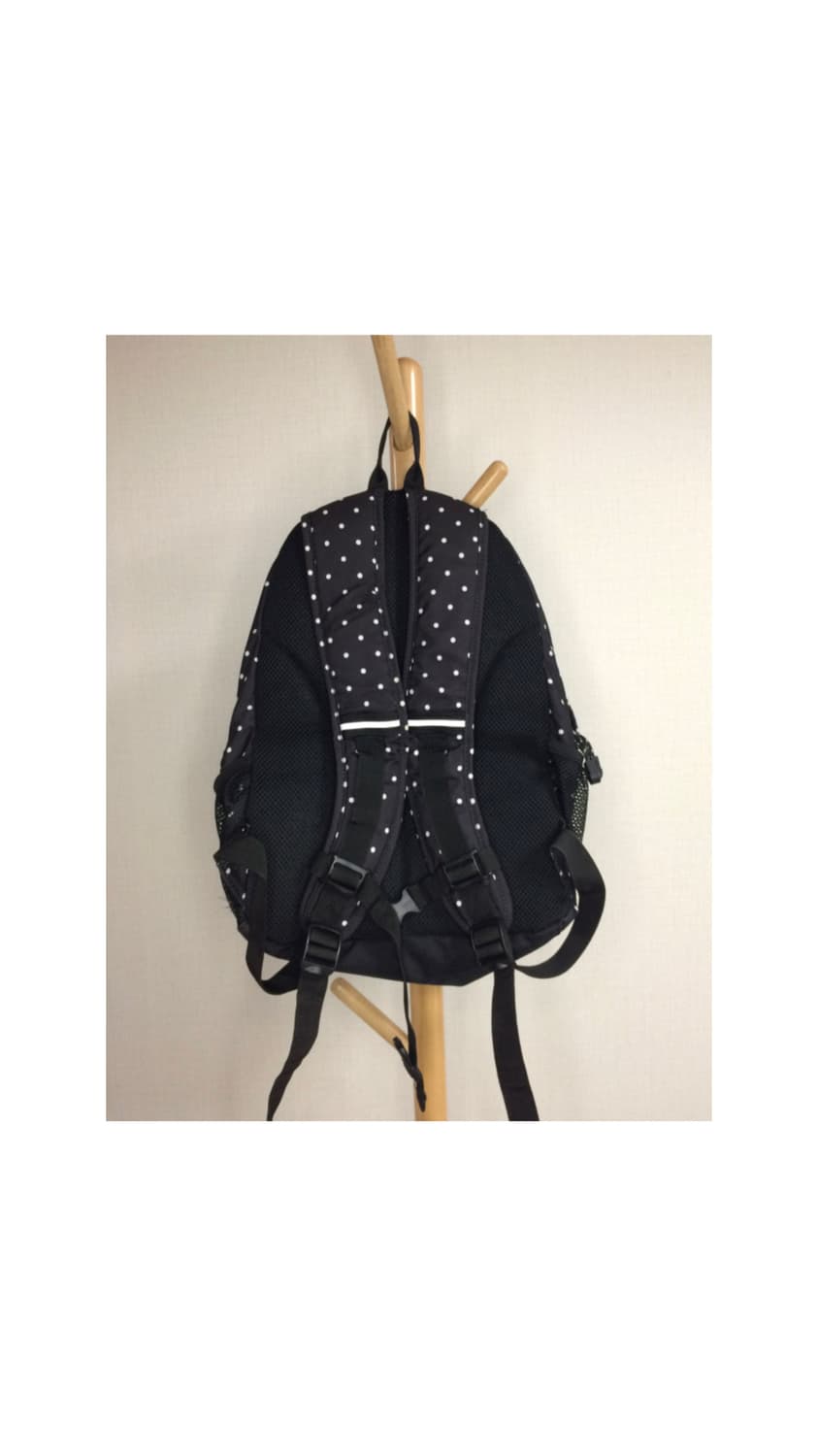 콜맨 블랙 도트 땡땡이 백팩 상품이미지8