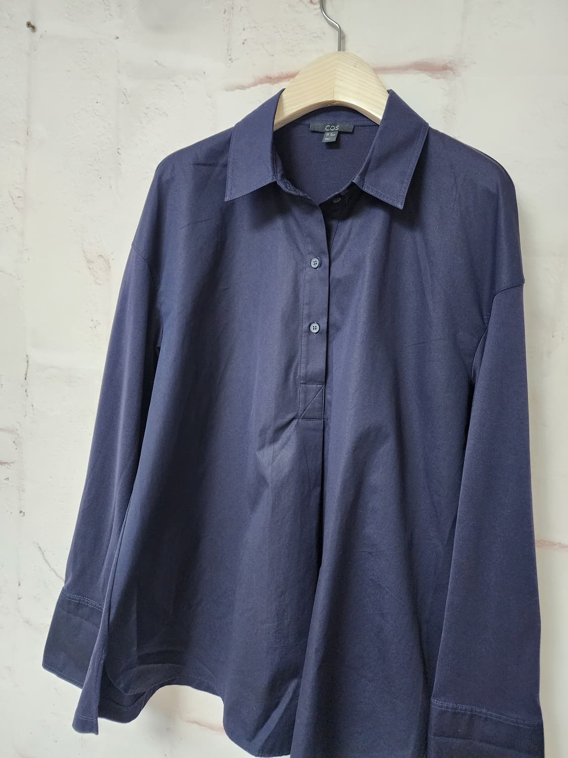 COS 코스 네이비 블라우스 셔츠 상품이미지3