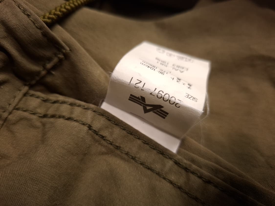 오리지날 알파사 M-51 피쉬테일 파카 상품이미지4