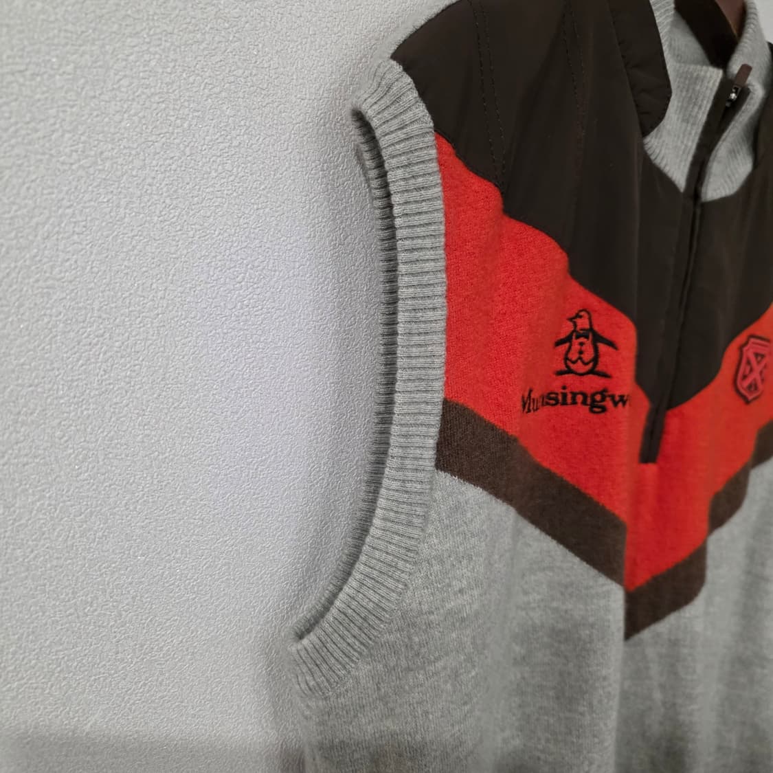 Munsingwear 남성 니트 조끼 LL(105) 상품이미지5