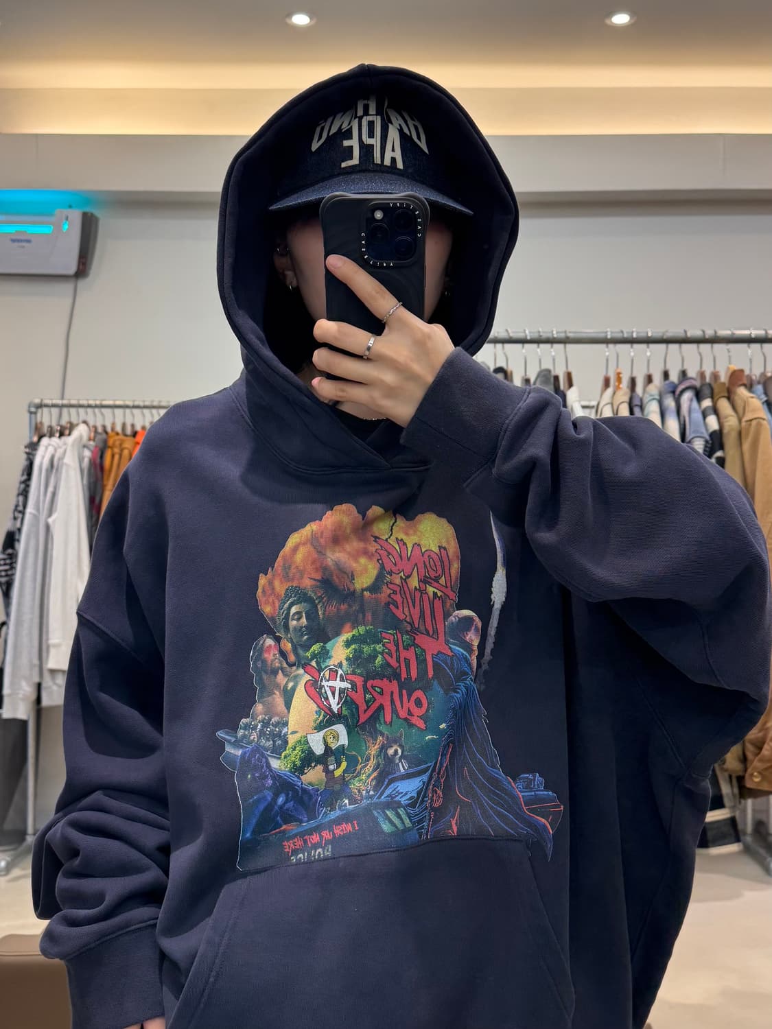 아워파스 그래픽 후드티 상품이미지8