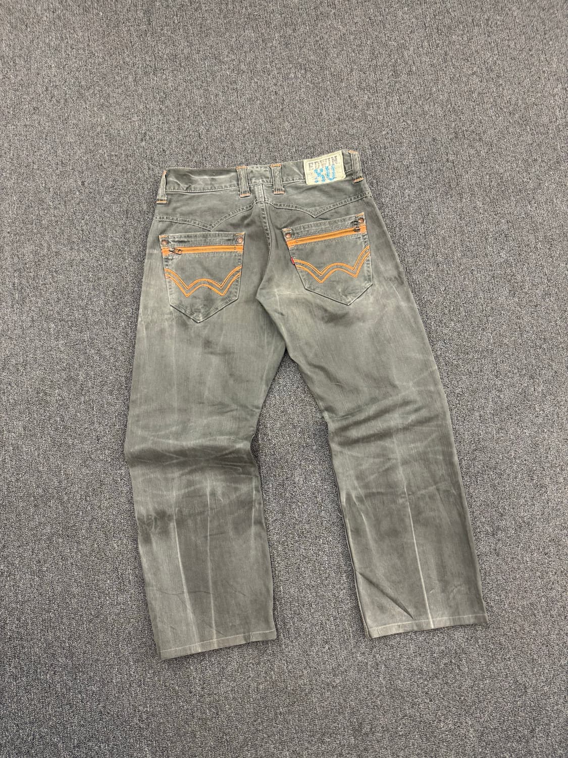 32)에드윈 424XVS 빈티지 올리브 데님팬츠 상품이미지7