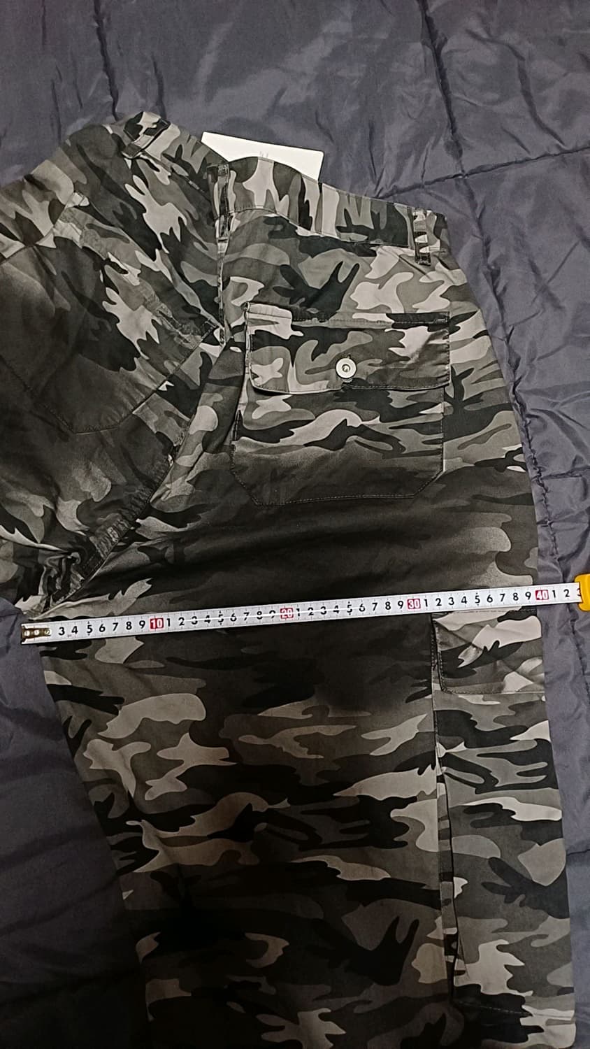 트릴리온 와이드얇은카고팬츠 33인치 기장109 상품이미지8