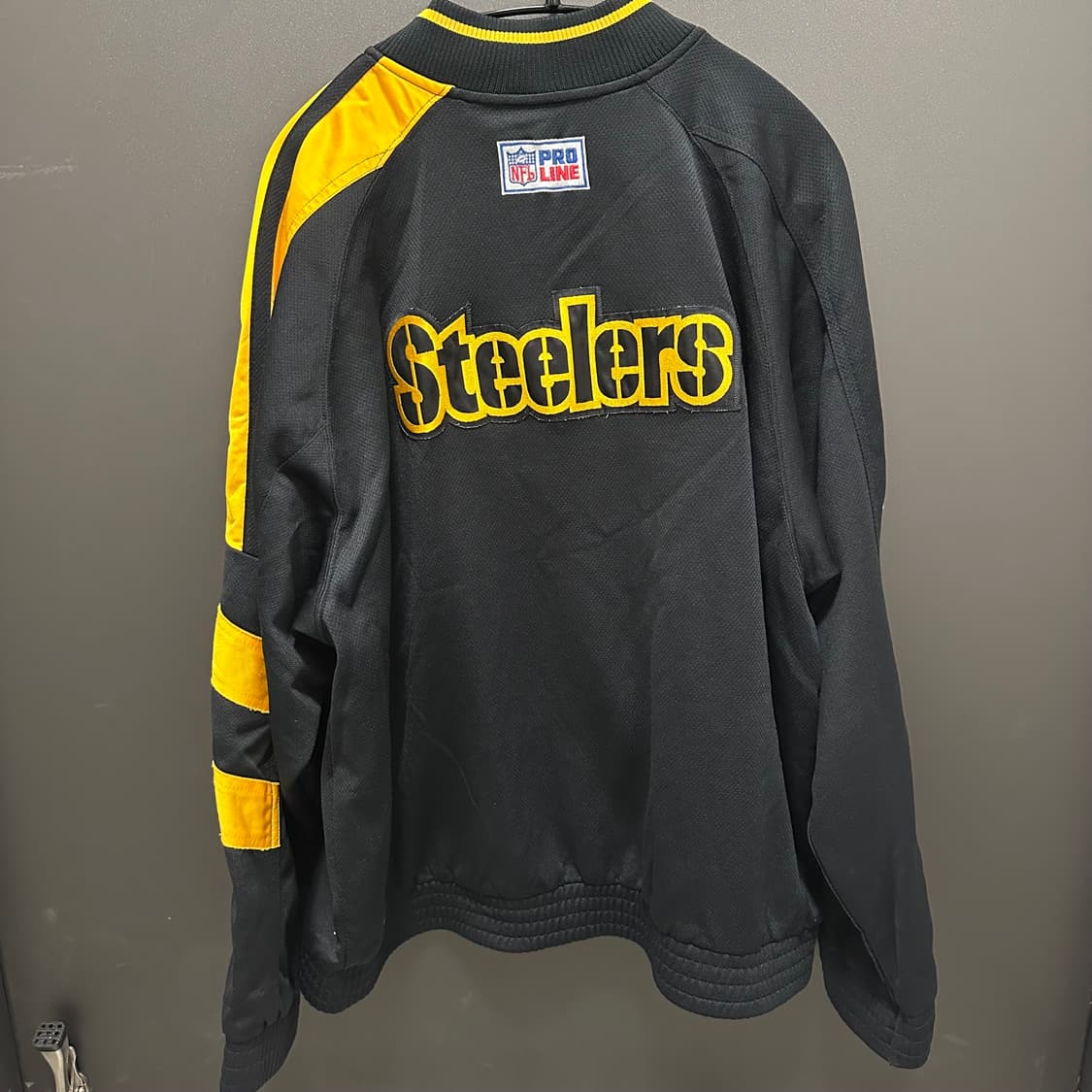 빈티지 올드 나이키 NFL 피츠버그 스틸러스 웜업 자켓 M 상품이미지2