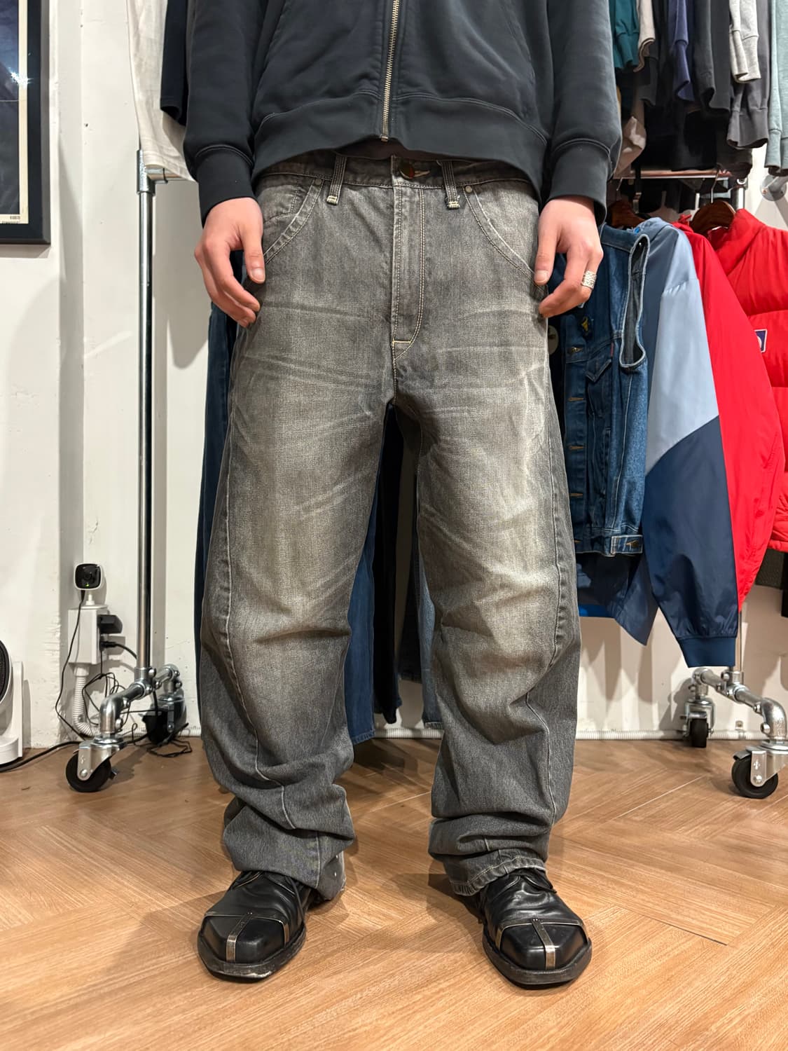 Levis 엔지니어드진 신치백 흑청 상품이미지2