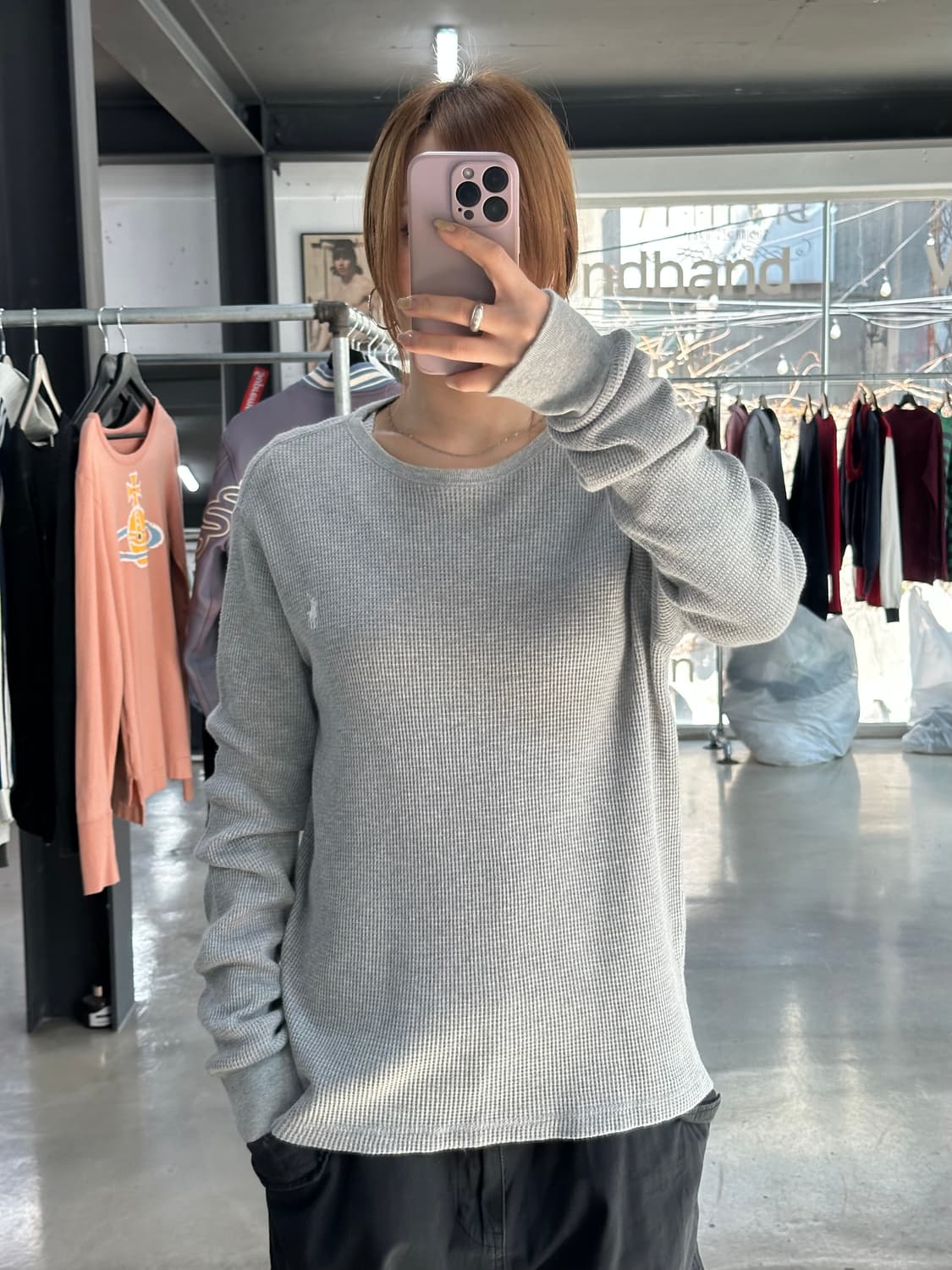 폴로랄프로렌 포니 와플 롱슬리브 긴팔티 상품이미지2