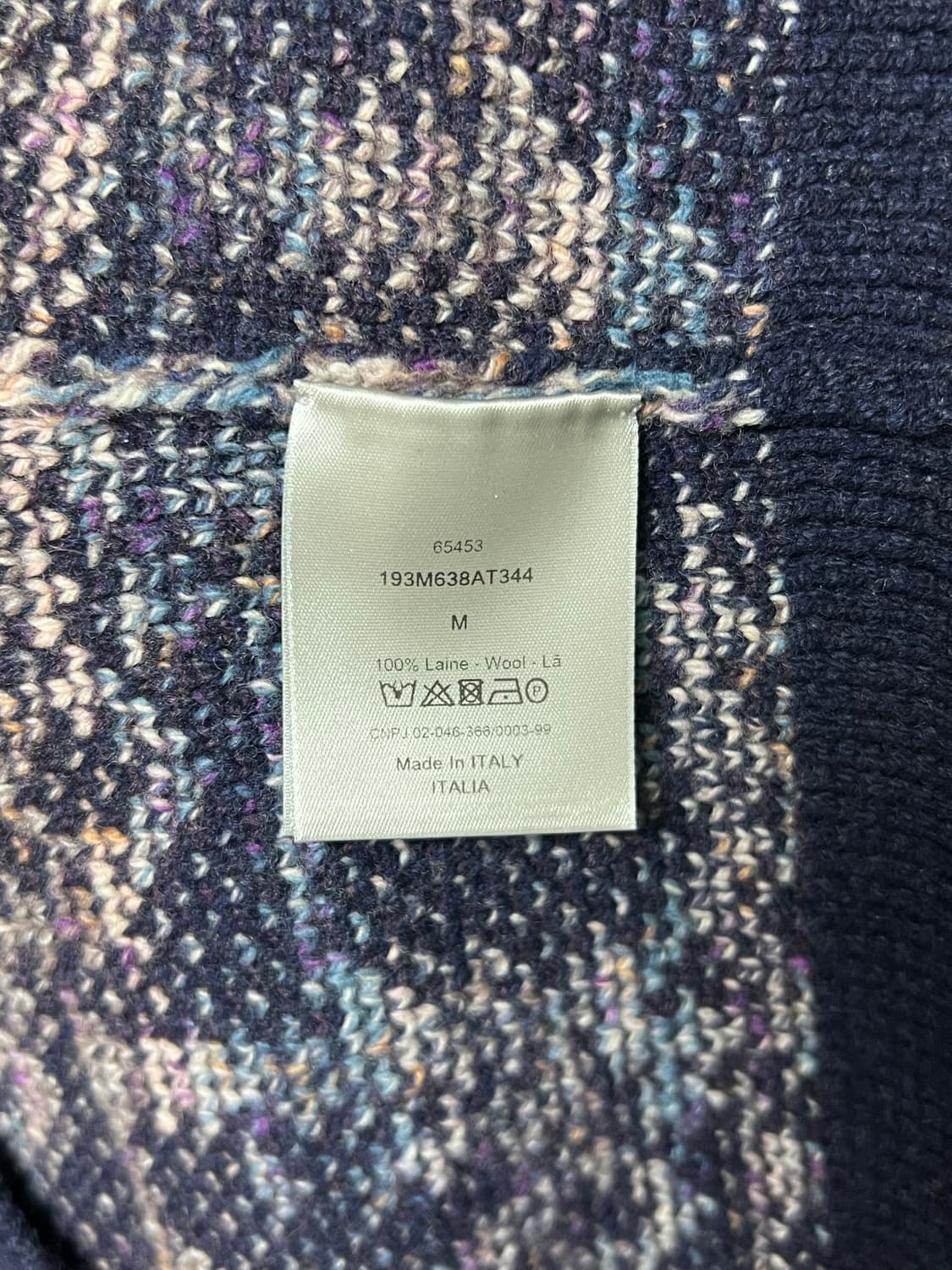 [정품] 디올 오블리크 자카드 니트 M 상품이미지5