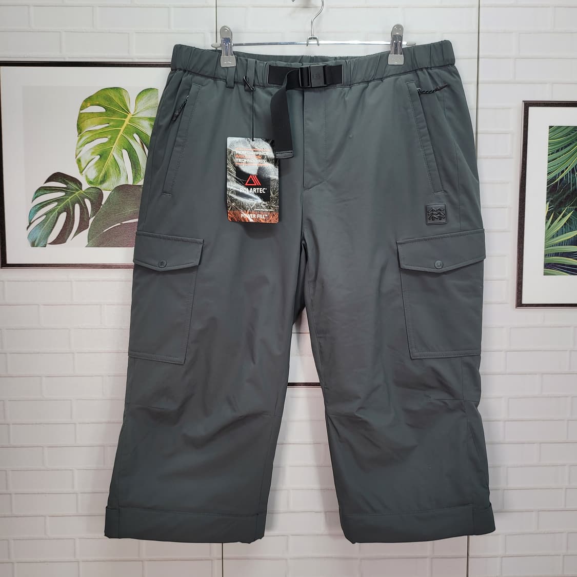 코오롱스포츠 7부 카고 패딩 등산바지 팬츠 85사이즈 32인치 새상품 상품이미지1