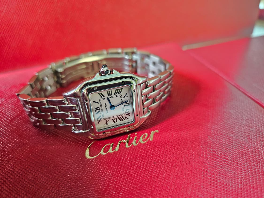 까르띠에 신형 팬더 스몰 스틸 쿼츠 상품이미지3