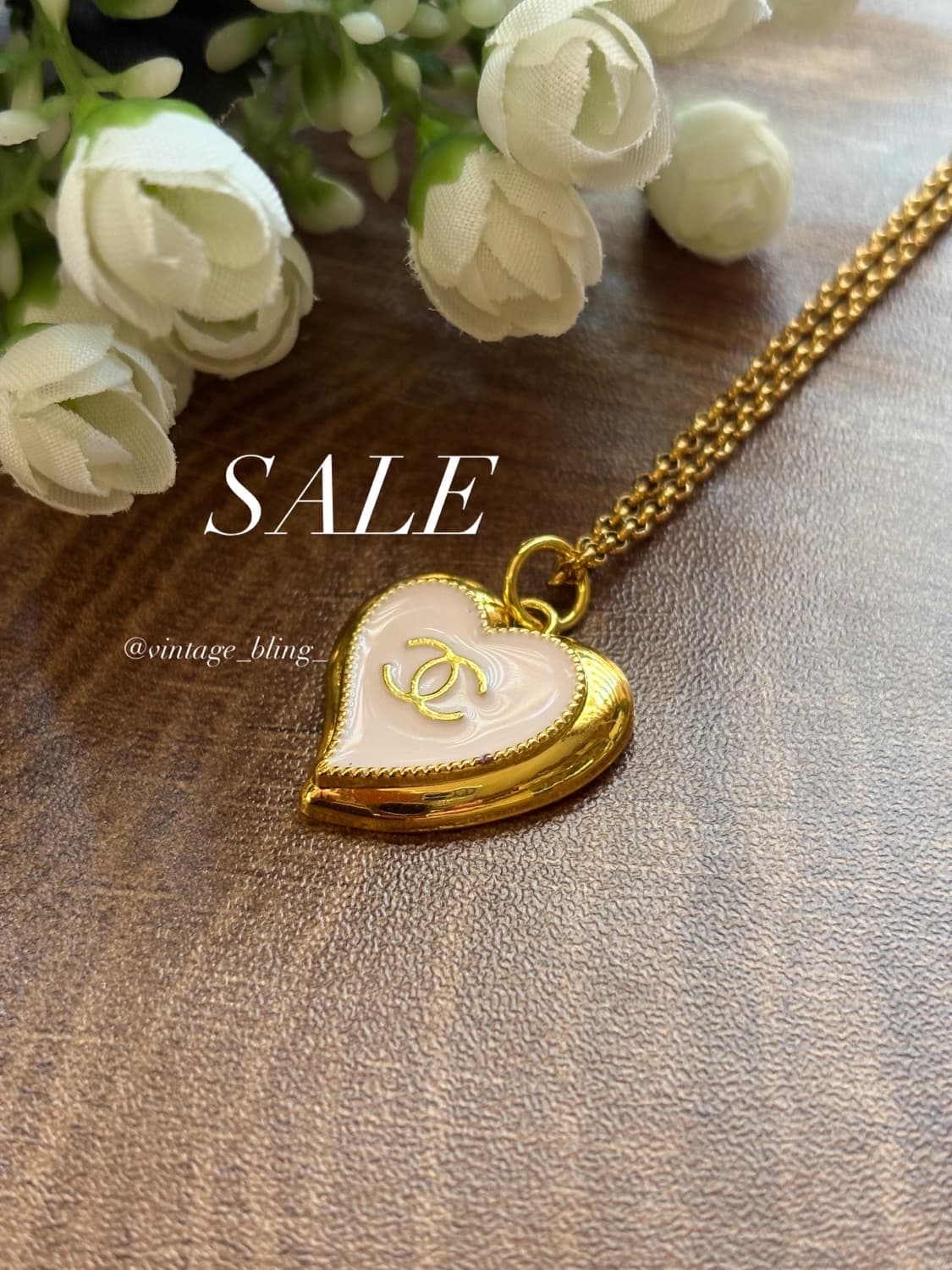 [SALE] 샤넬 골드 하트 목걸이 상품이미지1