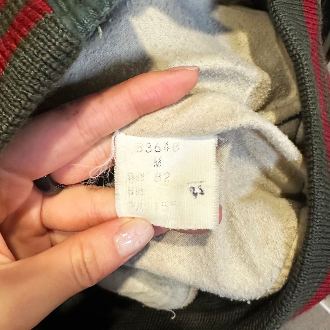 JPN VINTAGE 코듀로이 블루종 자켓 어스톤 배색 디테일 딥그린 상품이미지6