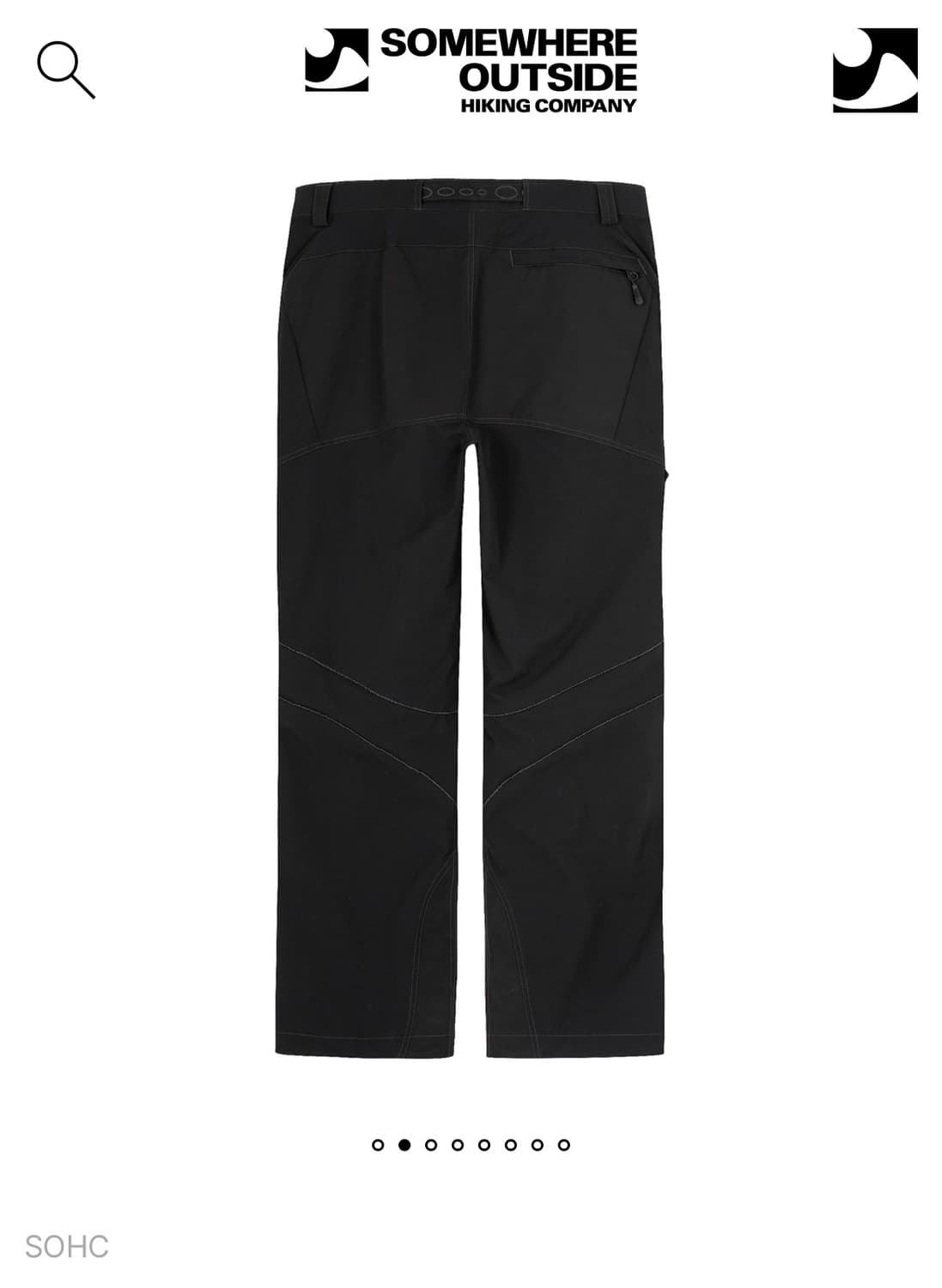 sohc Hiking Stretch Pants_11TFP131 BLACK 상품이미지2
