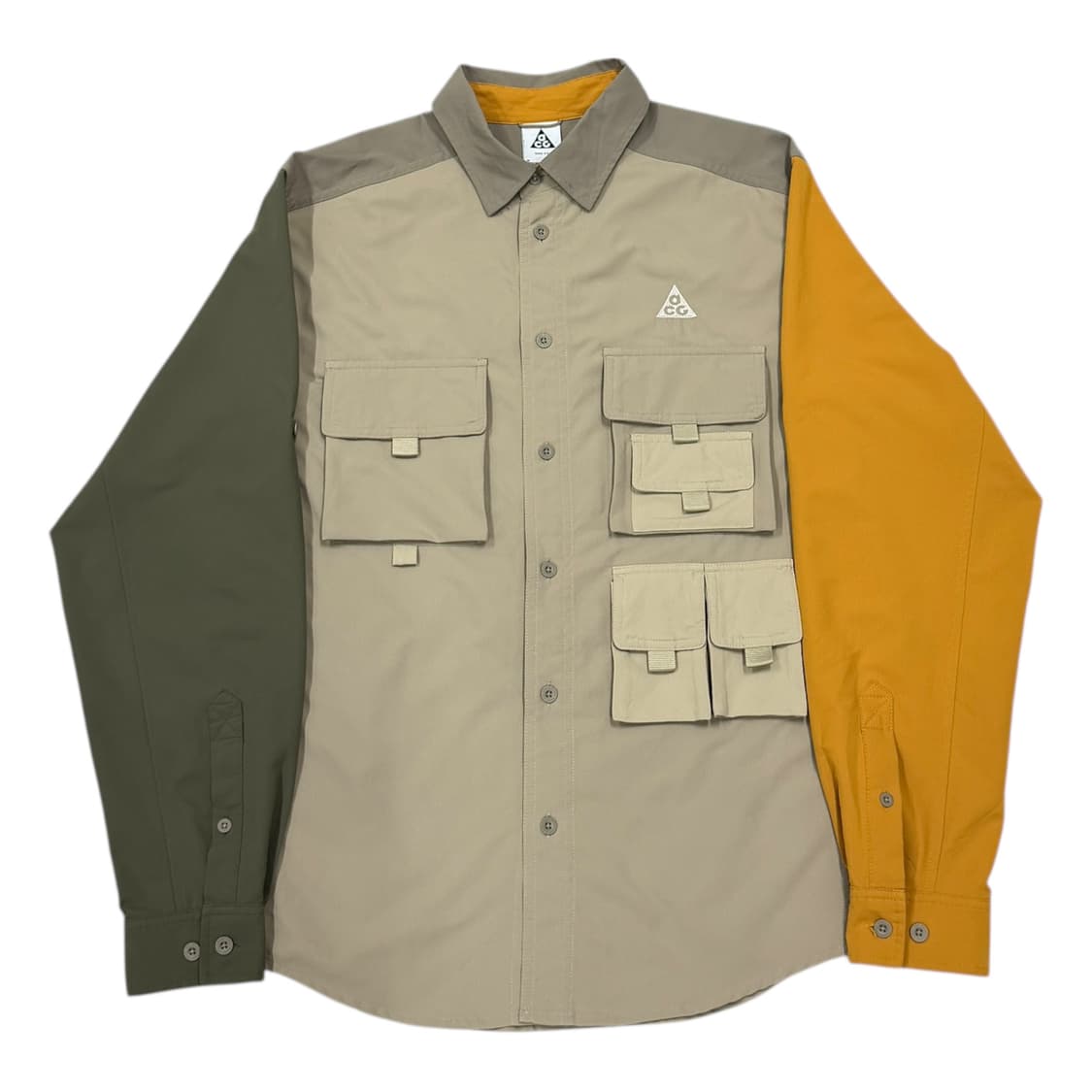 나이키 ACG 드라이핏 UV 디베스테이션 트레일 셔츠 카키 올리브 골드 상품이미지1