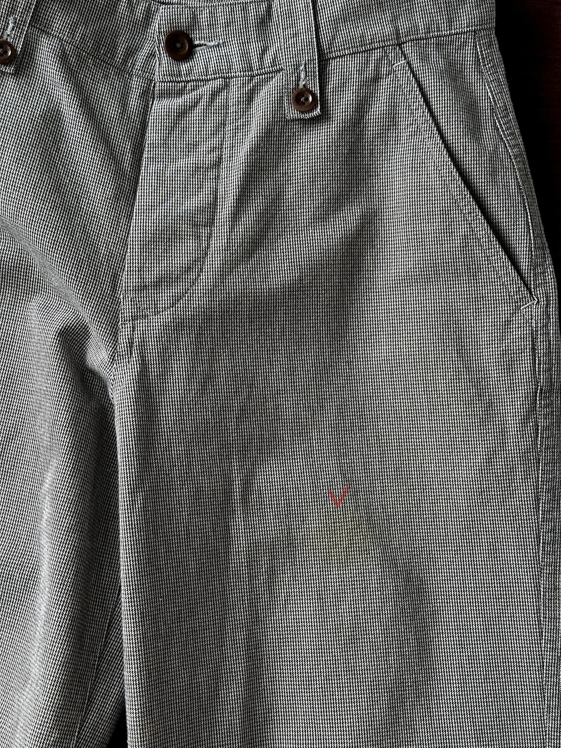 CHEF CHECK COTTON WOOL WIDE PANTS 상품이미지7