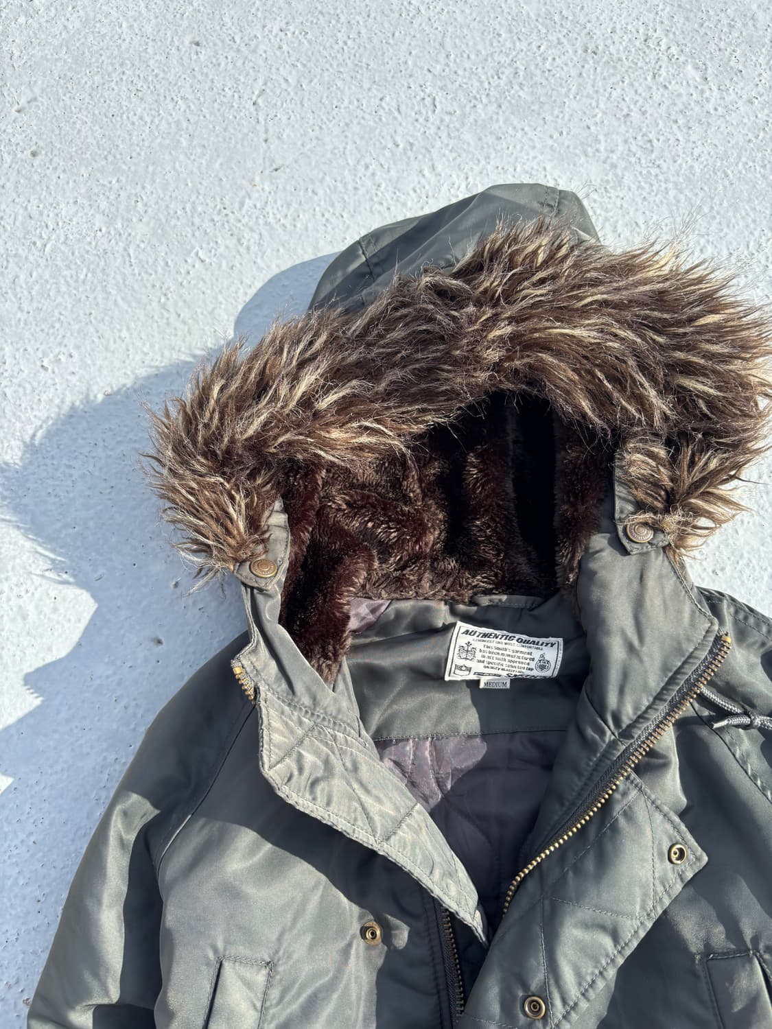 “Authentic” Y2K Moor Fur Padded Parka 상품이미지8