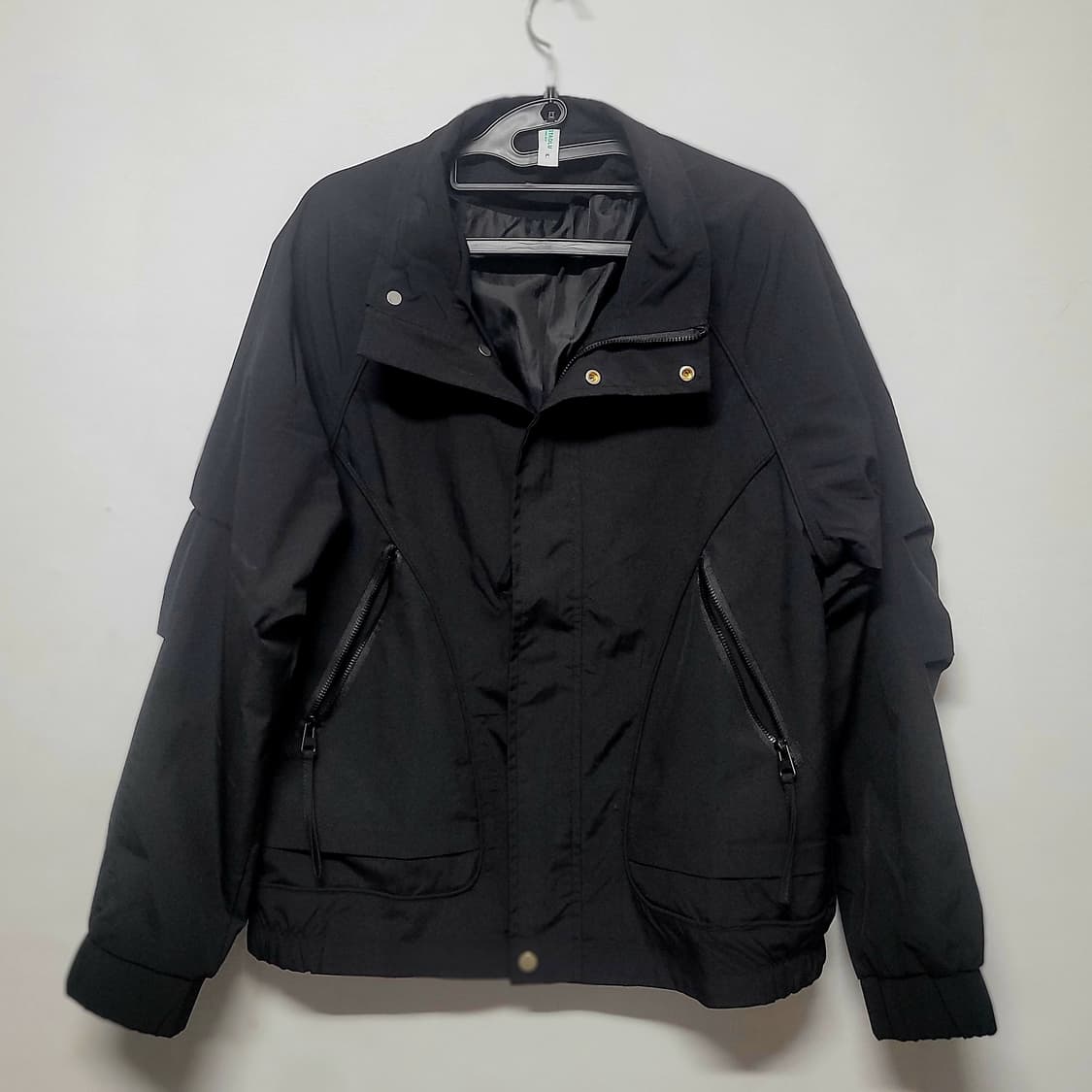 블랙 바람막이 M 상품이미지2