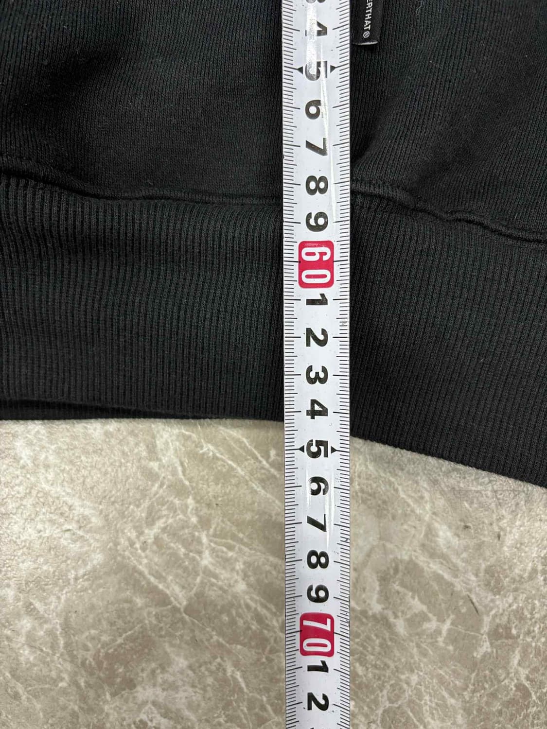 디스이즈네버뎃 로즈 블랙 스웨트셔츠 후드티(M) 상품이미지5