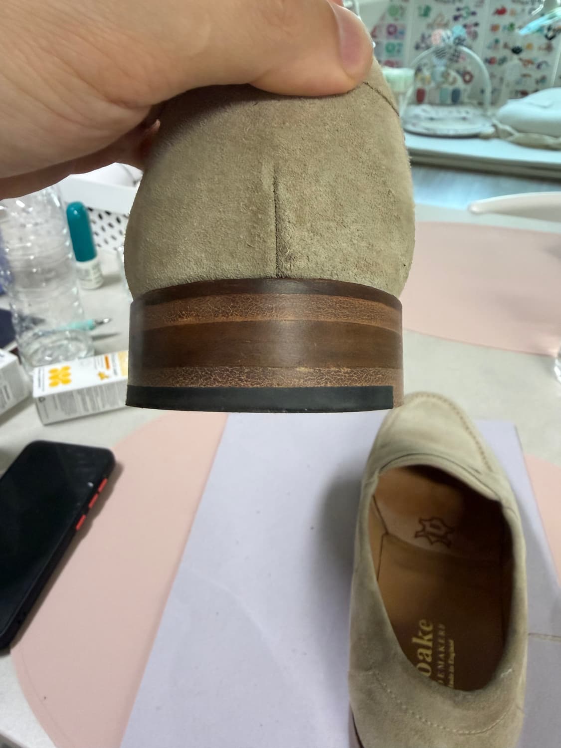 로크 이튼 스웨이드 로퍼 베이지 255 상품이미지2