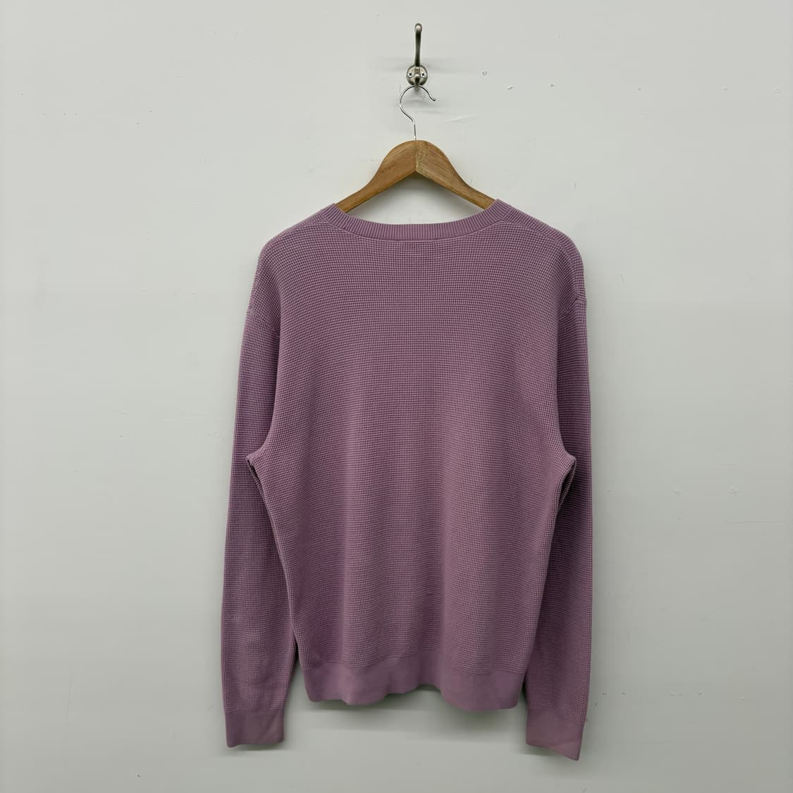 COS 코스 퍼플 와플 니트 스웨터 L 상품이미지5