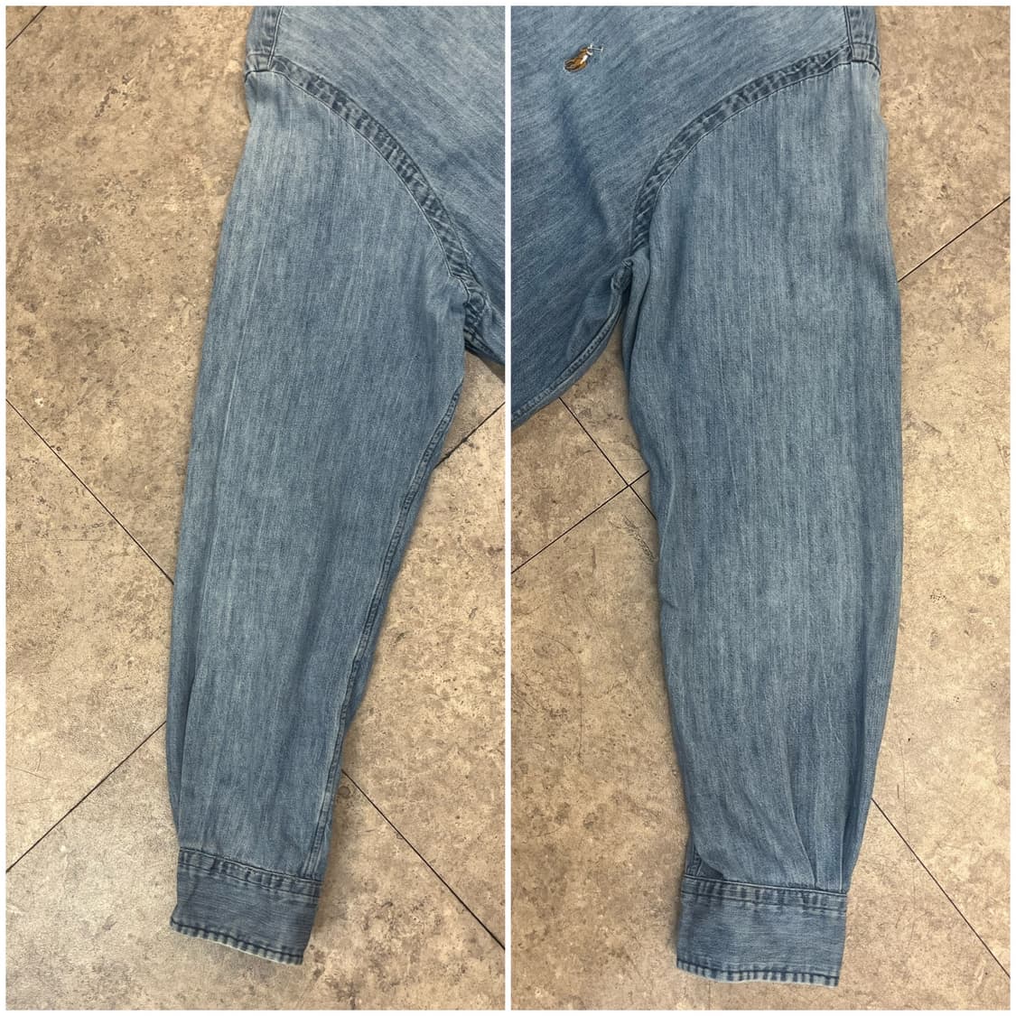 폴로 랄프로렌 데님 슬림핏 셔츠 XL #csz2578 상품이미지5