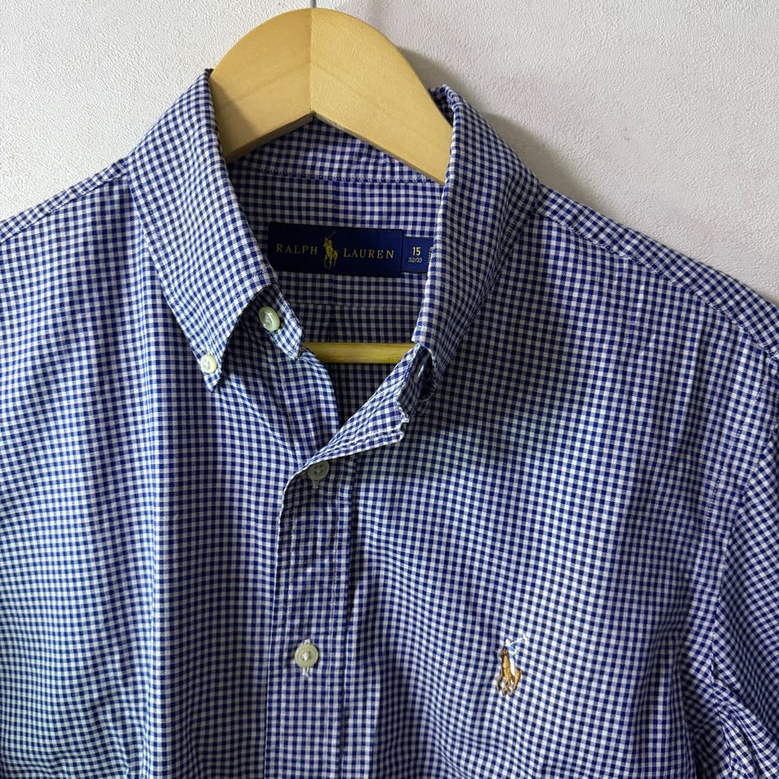 폴로 랄프로렌 잔체크 오색말셔츠 (남성 100정도) 상품이미지7