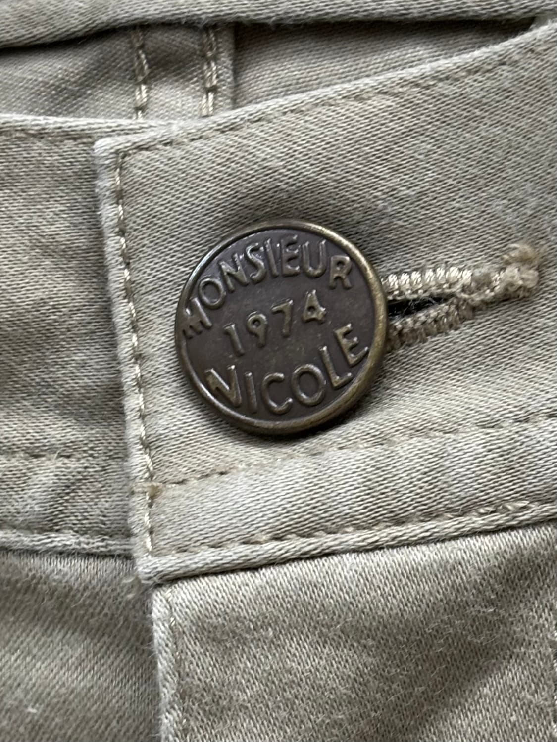 빈티지 NICOLE 유틸리티 베이지 카고 팬츠 상품이미지5