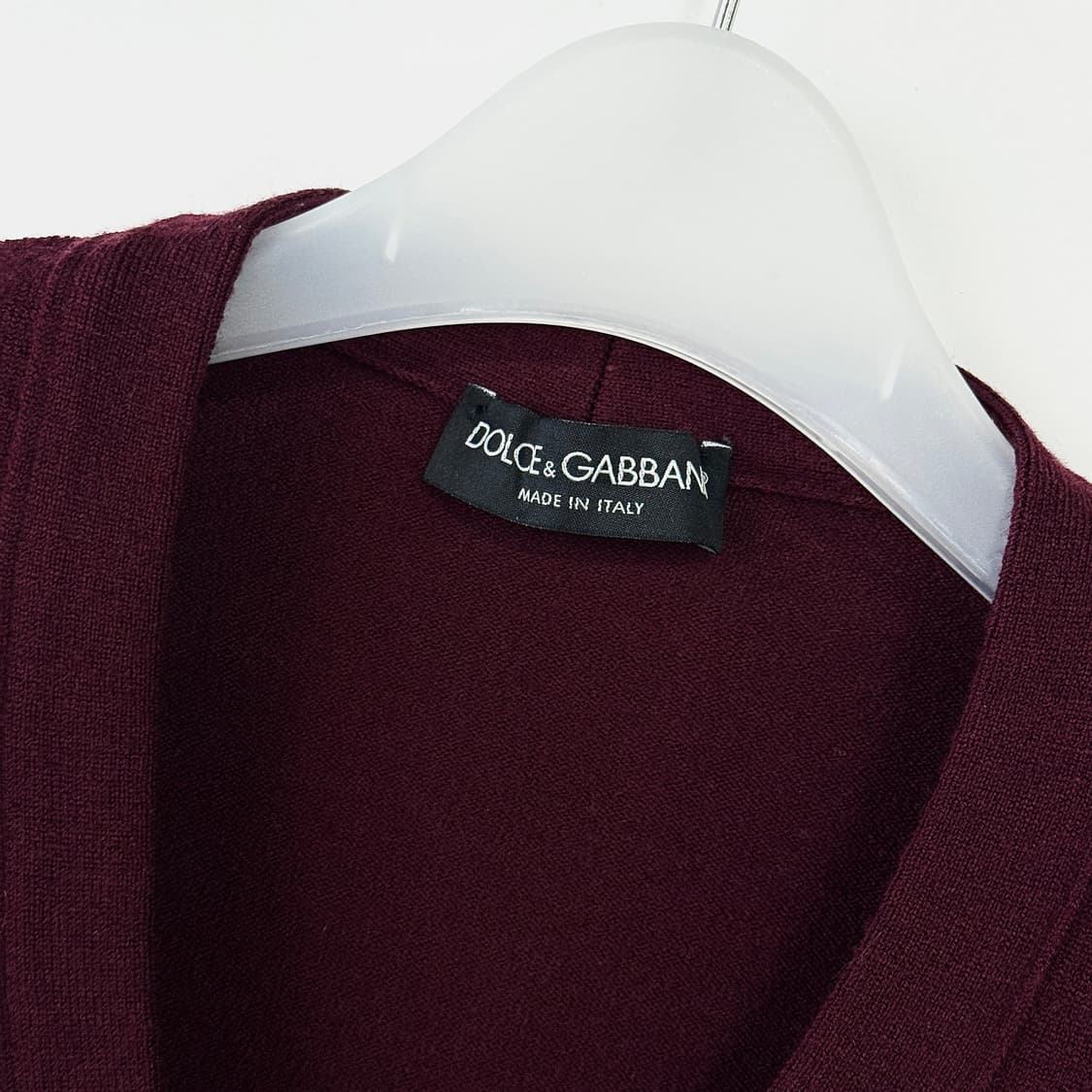 돌체앤가바나 버진울 타이 니트 가디건 상품이미지2