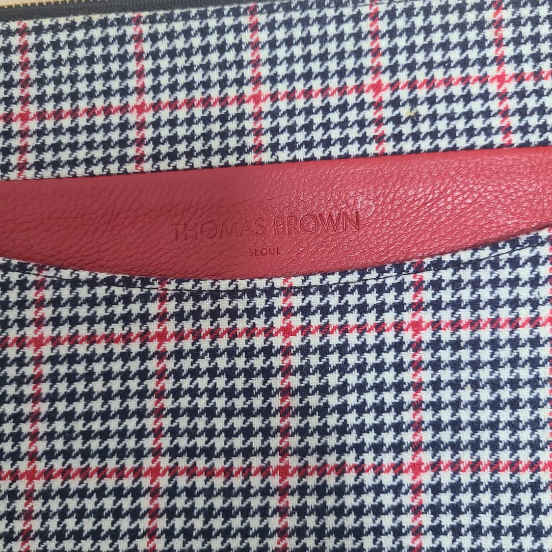 토마스브라운 체크 클러치 상품이미지7