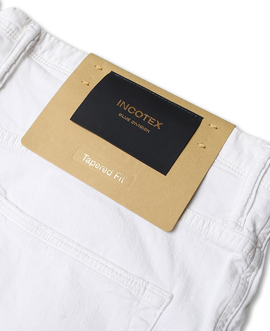 인코텍스 [Incotex] 35 블루 디비전 화이트 테이퍼드 핏 팬츠 상품이미지7